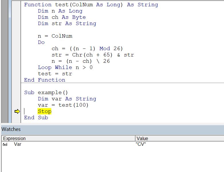 convert-a-column-number-to-letter-in-excel-using-vba-delft-stack